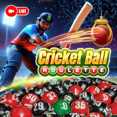 Cricket Ball Roulette live casino table